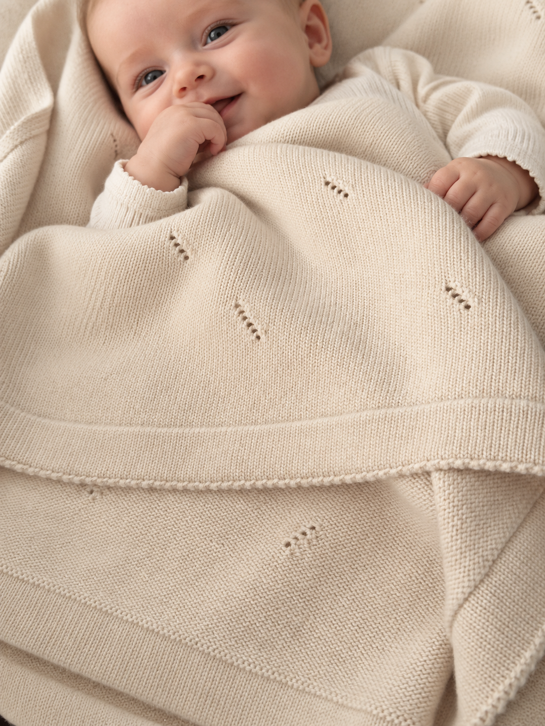 Merino-Babydecke